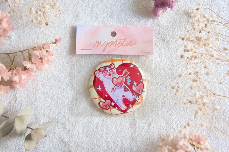 一箭倾心猫咪徽章 - 徽章/别针 - 其他材质 