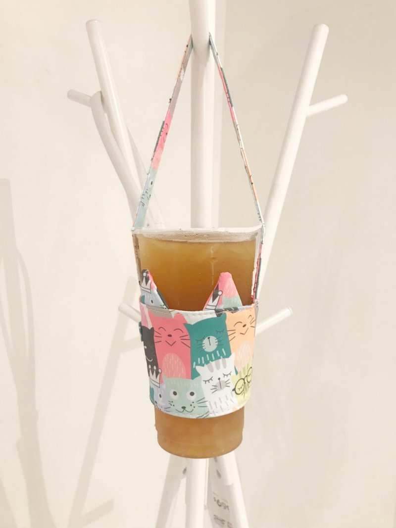 【福袋】爱地球 饮料袋  环保饮料提袋 情人节 交换礼物 - 随行杯提袋/水壶袋 - 防水材质 