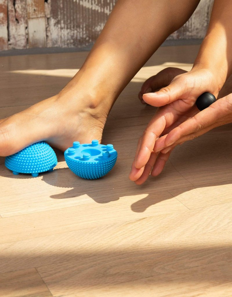 RAD Roller Neuro Ball 足底肌筋膜舒缓刺猬球 瑜珈球 按摩球 - 运动/健身用品 - 硅胶 蓝色