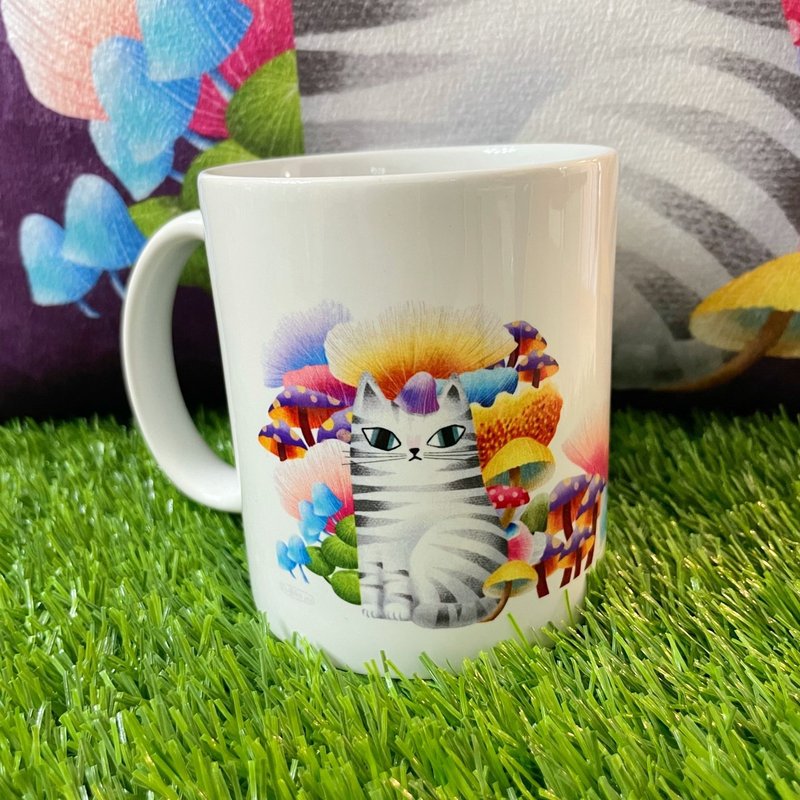 【Flora原创设计】菇喵 | 11.oz 马克杯 - 其他杯子 - 陶 多色