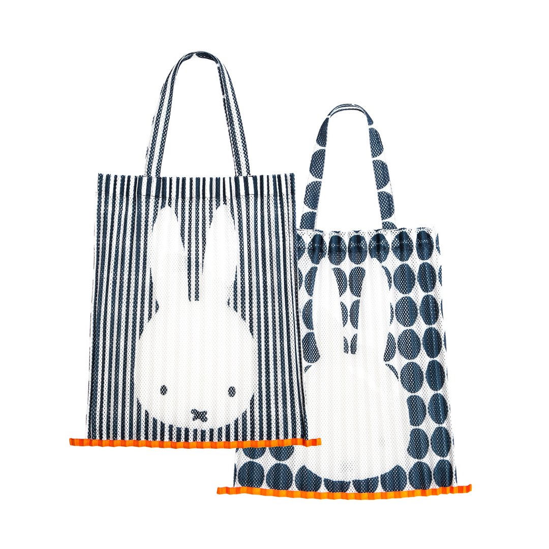 【Pinkoi x miffy】Errorism 前後印花皺摺網袋 - 侧背包/斜挎包 - 聚酯纤维 
