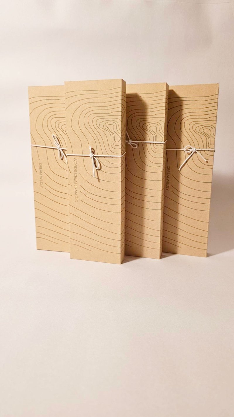 阅读微光-书签小礼 - 单入书签 - 书签 - 真皮 卡其色