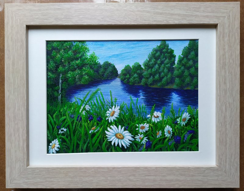 时光静止之处. 河畔夏日午后 - 墙贴/壁贴 - 压克力 多色