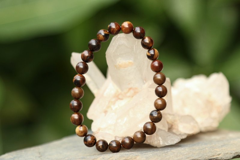 【手环系列】6.5mm 缅甸琥珀 根珀手环 (带血根珠 最后一条) - 手链/手环 - 宝石 多色