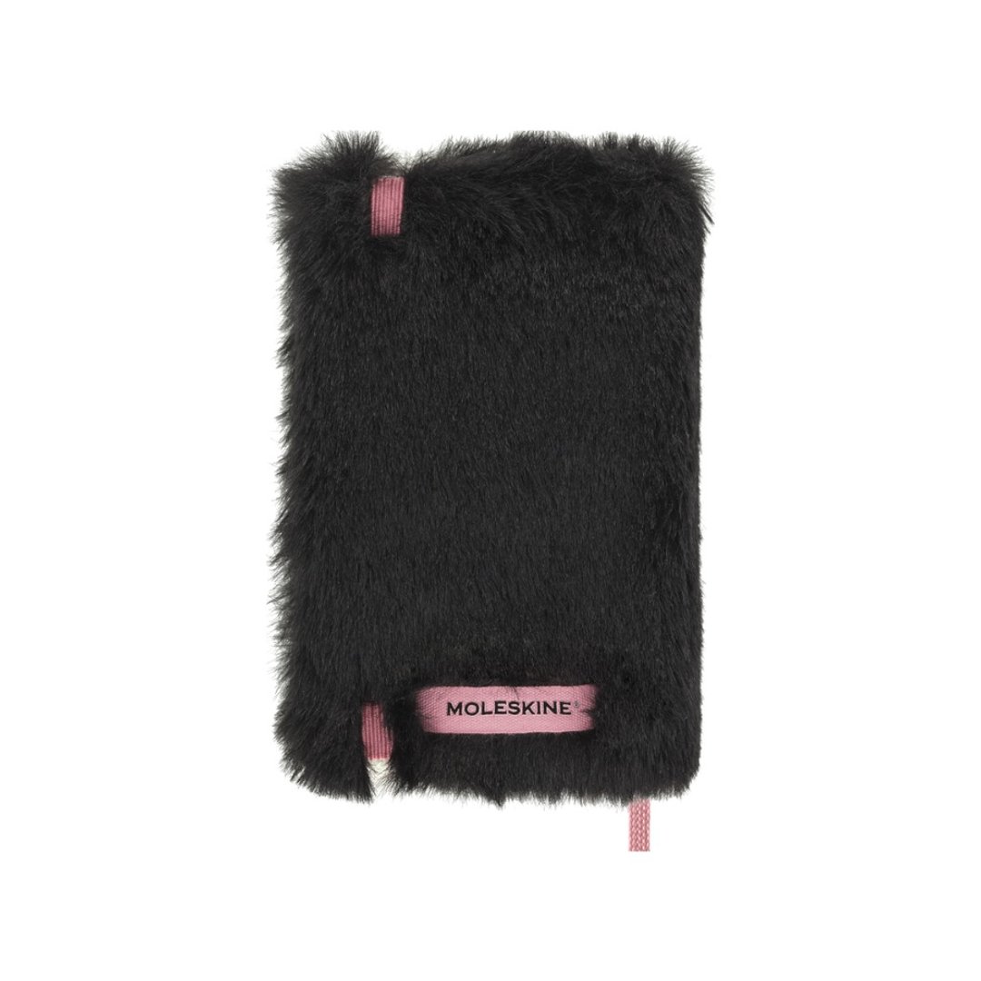 MOLESKINE X BLACKPINK 限量 XS 型柔软毛毛笔记簿 - 笔记本/手帐 - 纸 黑色