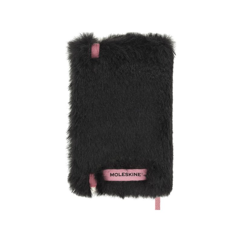 MOLESKINE X BLACKPINK 限量 XS 型柔软毛毛笔记簿 - 笔记本/手帐 - 纸 黑色