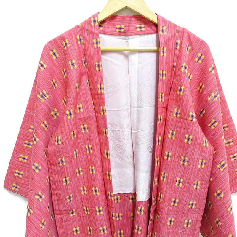 │Slowly│日本古董-轻和服甚平外套J19│古着.vintage.日本制 - 女装休闲/机能外套 - 聚酯纤维 多色