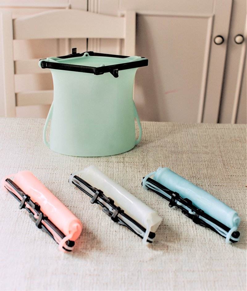 仁舟净塑 硅密袋1500ml - 便当盒/饭盒 - 硅胶 多色