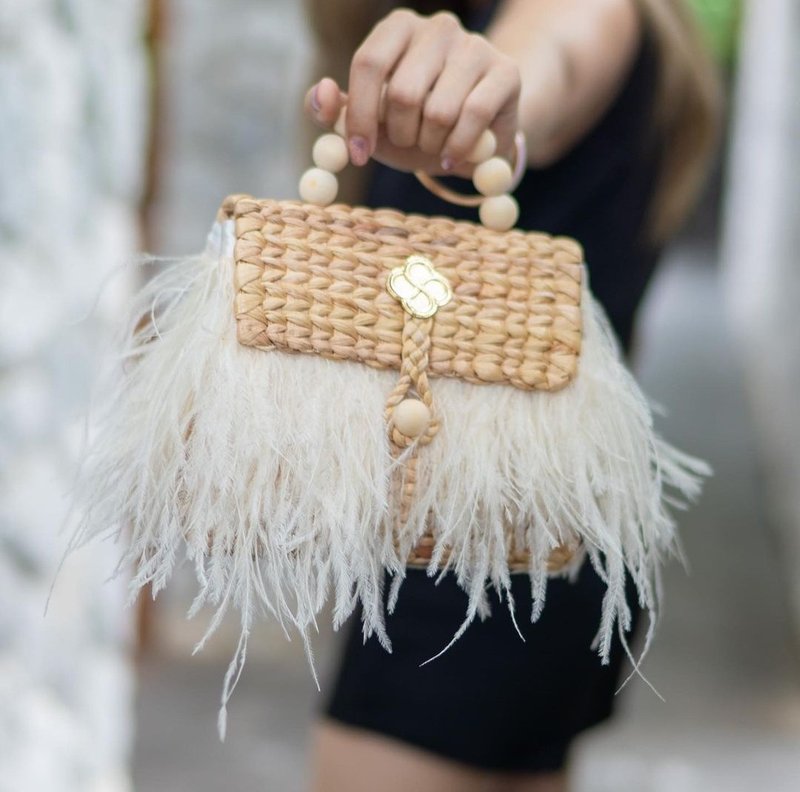 Feather bag, fly with me model, white - 其他 - 植物．花 白色