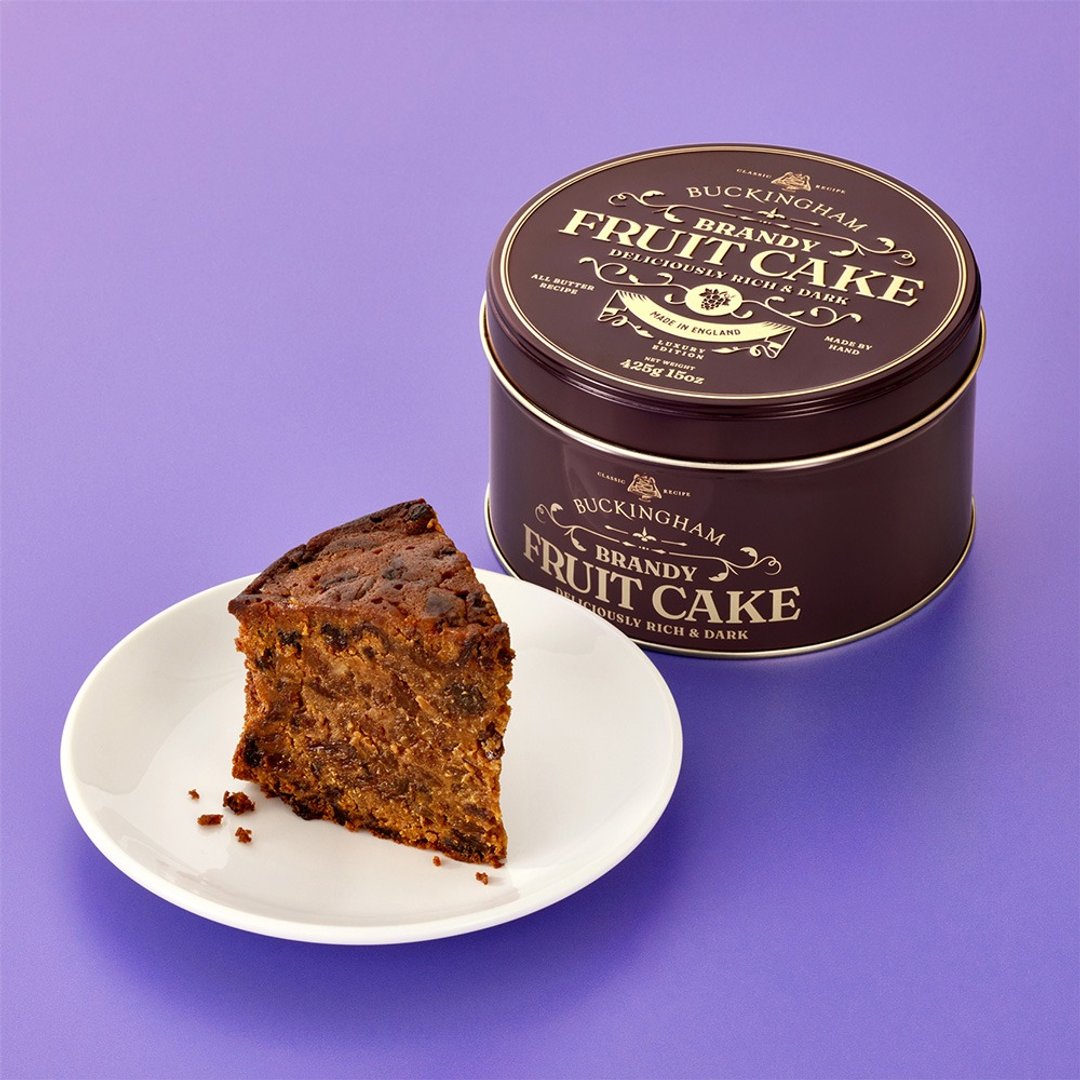 BUCKINGHAM 法国干邑白兰地水果蛋糕 425g - 蛋糕/甜点 - 其他金属 