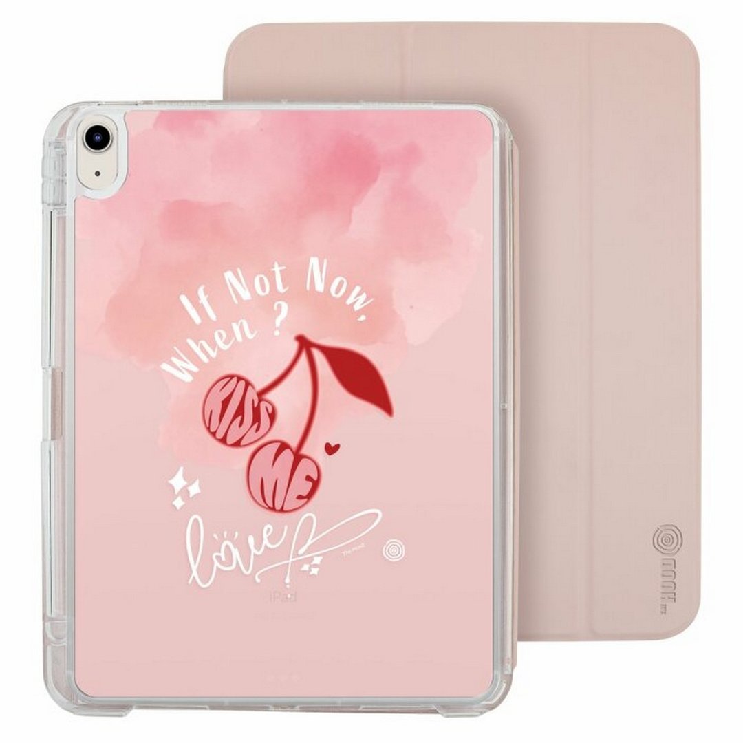 夏日系列甜蜜樱桃iPad Air/Pro/2024mini7可拆式透明防摔保护折套 - 平板/电脑保护壳 - 塑料 多色