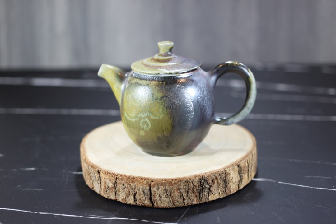 【送礼好物】柴烧 原矿土涂层 手工茶壶 名家叶敏祥手工作品 - 茶具/茶杯 - 瓷 