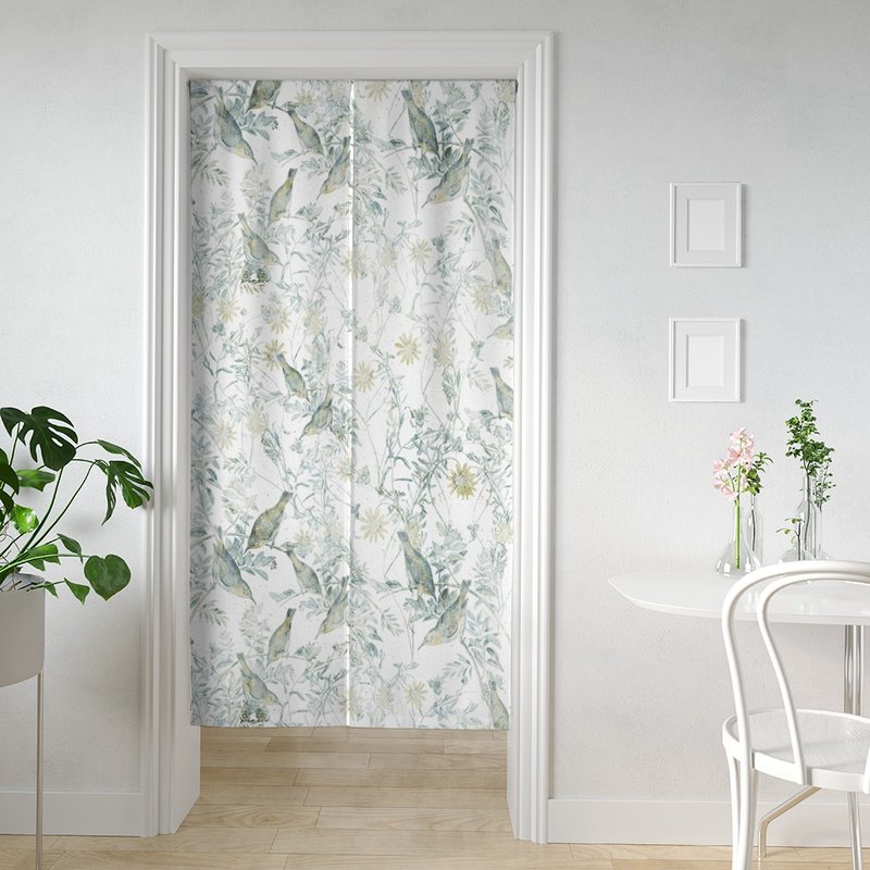 HC印花门帘 欧美花版 HC7004 翠鸟蔚绿 - 门帘/门牌 - 聚酯纤维 