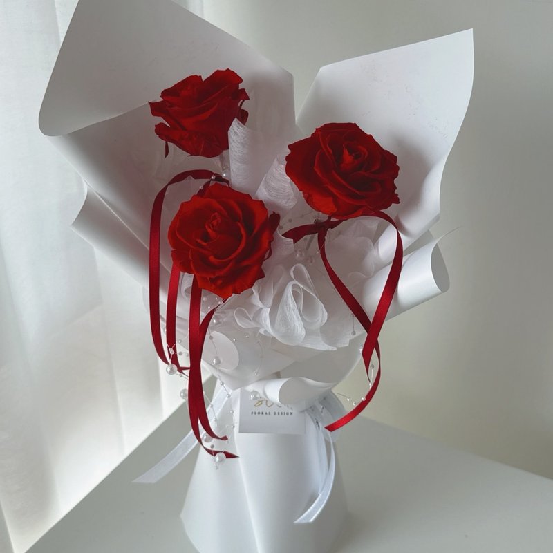 SEE 看见花艺设计 | 情人节 | 永生玫瑰 | 生日 | 我喜欢你玫瑰花束 - 干燥花/捧花 - 植物．花 