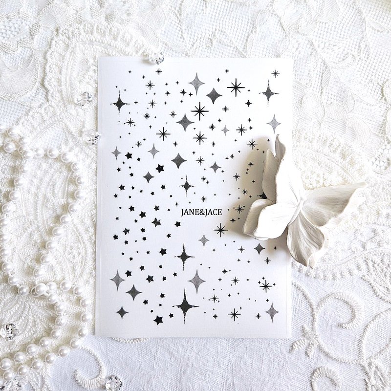 闪耀手帐雾面透明贴纸 - 贴纸 - 其他材质 