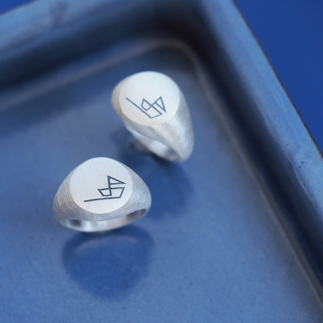 Matte Yacht Pairing Silver 925 - 对戒 - 其他金属 银色