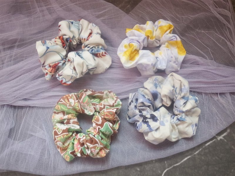 大肠发圈 甜甜圈发束  现货 - 发饰 - 棉．麻 多色