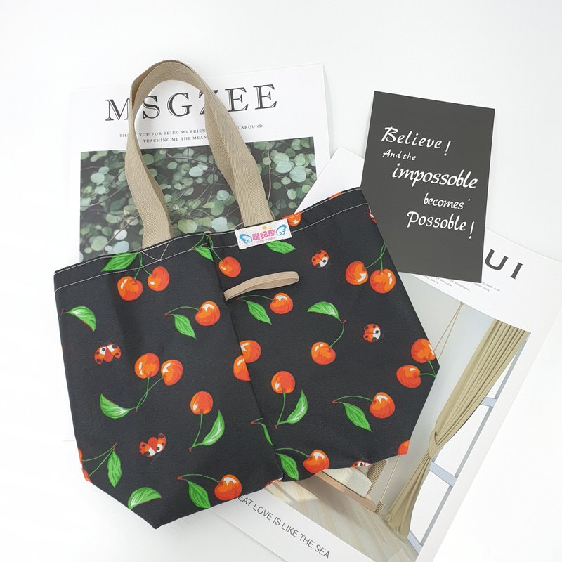 S26环保双杯乐享袋 超轻量饮料袋 一杯变二杯 早餐袋 二格袋 - 手提包/手提袋 - 防水材质 