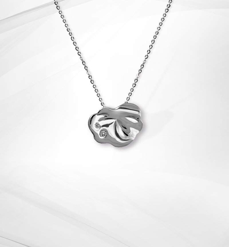 VOSHAS ZEN Collection 【雨后】925纯银项链 - 项链 - 其他金属 银色