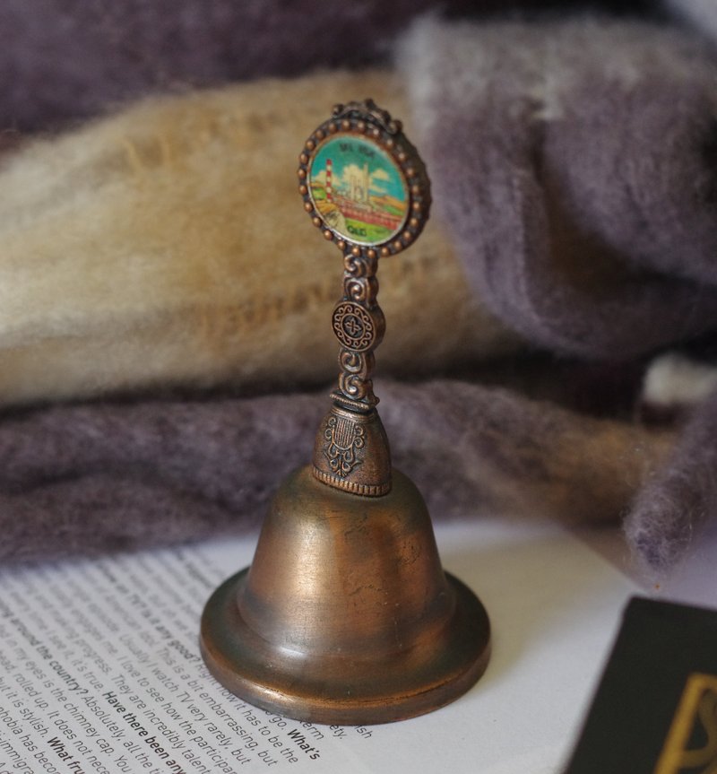 古董日本摇铃铃铛  日本标记 W457 - 其他 - 其他金属 金色