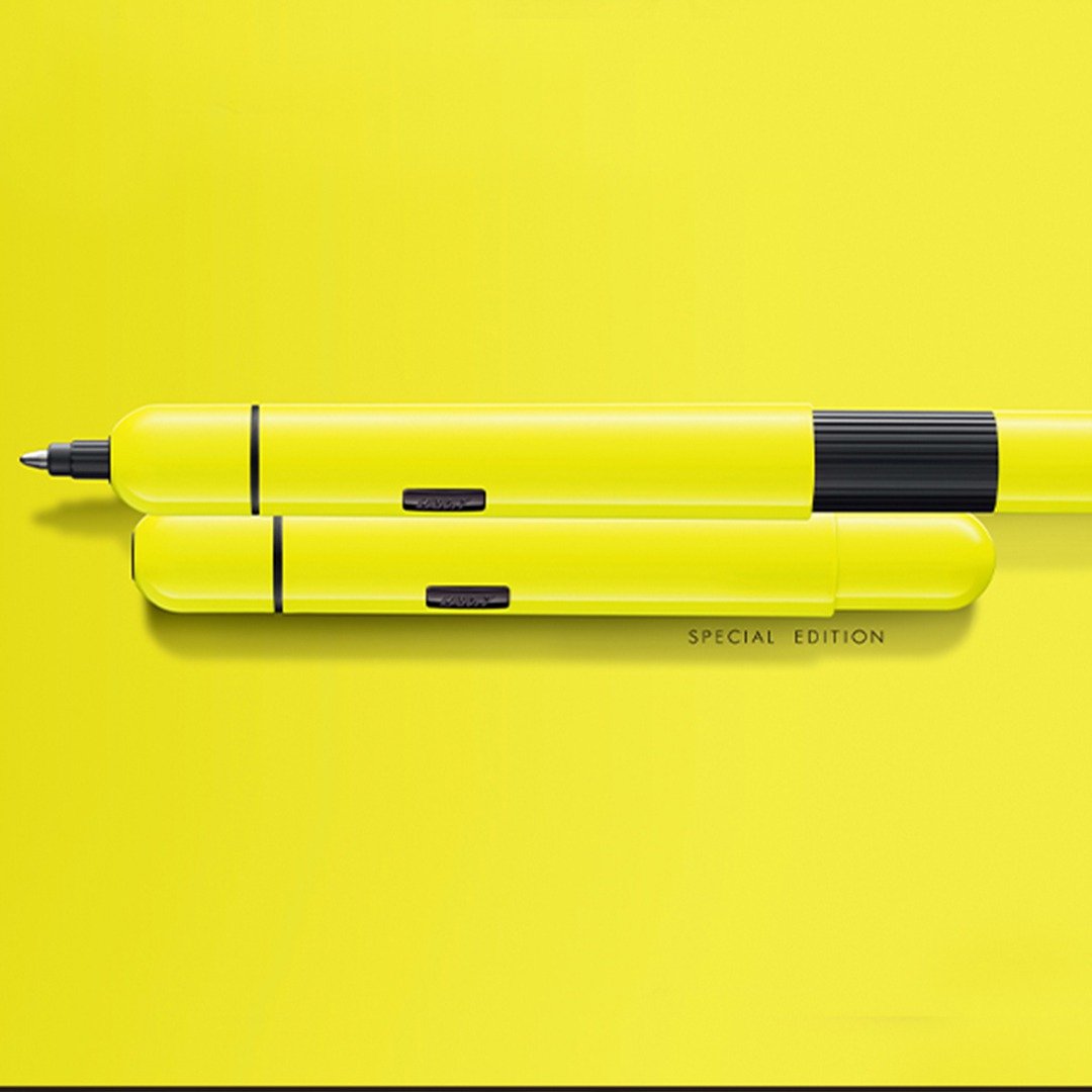 LAMY 原子笔 / pico 口袋系列 - 日光黄 - 圆珠笔/中性笔 - 其他金属 黄色