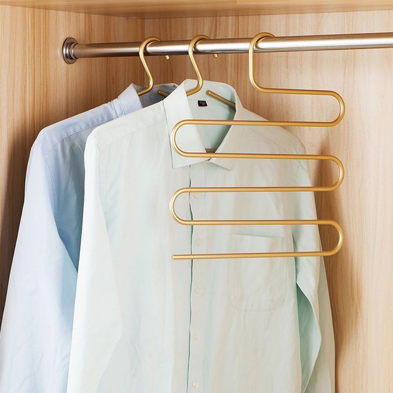 bencross本心本来-铝制裤架 -3入 - 衣架/挂勾 - 其他金属 金色