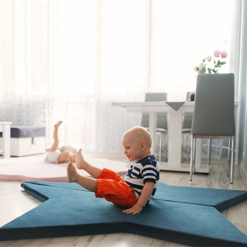 波兰Misioo多功能游戏地垫-深蓝星星 - 玩具/玩偶 - 海绵 