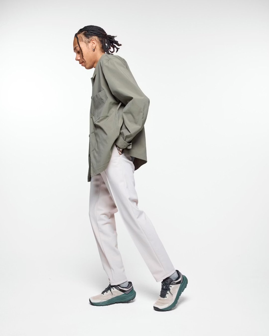 MERRELL NOVA 4 轻量户外越野健行鞋 男鞋-米绿色 - 男款运动鞋/球鞋 - 其他材质 