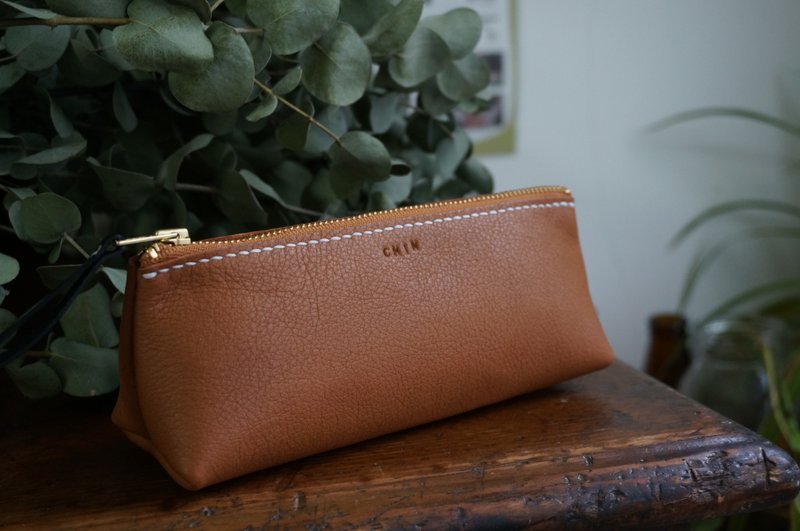 皮件手作课程 大人味三角笔袋【1人成团】 - 皮件 - 真皮 