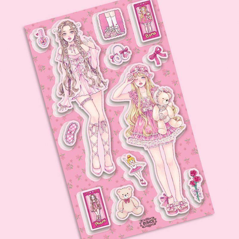 Pham&Bona-防水贴纸 - 贴纸 - 纸 