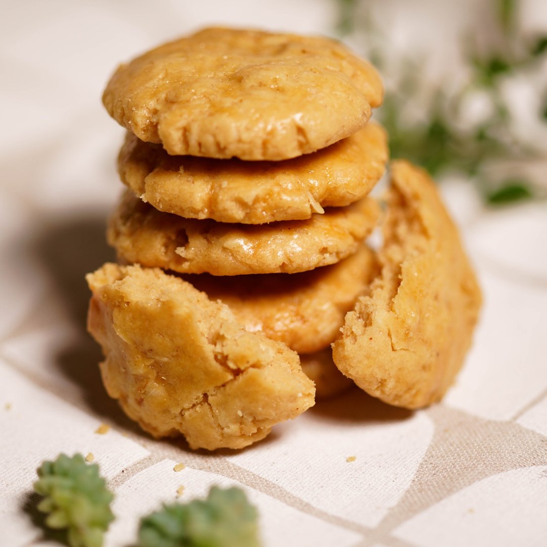 花生省魔术 | 花生酱燕麦饼干 Peanut Butter Oatmeal Cookies - 手工饼干 - 新鲜食材 多色