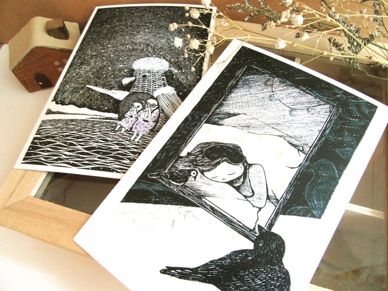 My Dearest名信片/万用咭系列B - 1套2款 - 卡片/明信片 - 纸 多色