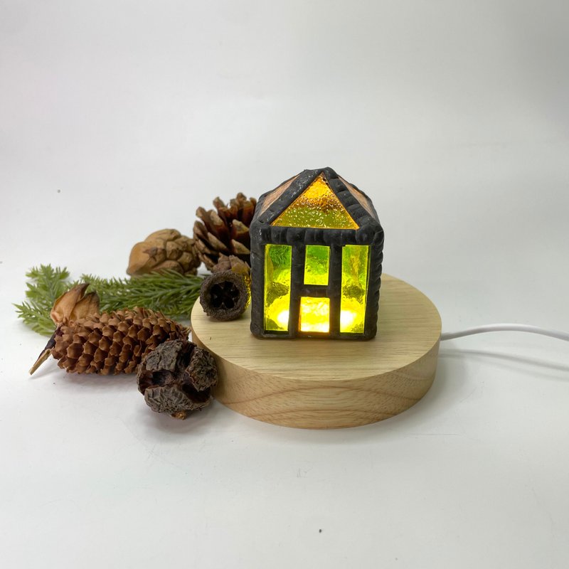 玻璃镶嵌小屋子 - 灯具/灯饰 - 玻璃 黄色