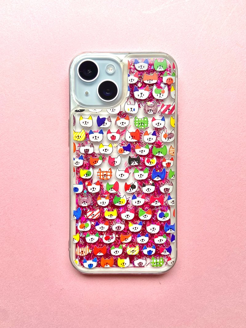 猫猫 Panic 粉红闪亮亮粉 iPhone 手机殻 - 手机壳/手机套 - 其他材质 粉红色