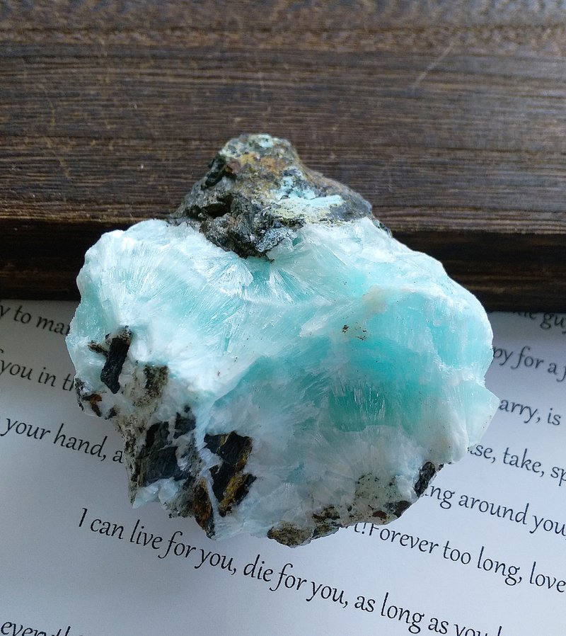 Blue Aragonite 云南产地  蓝文石 蓝霰石 天然矿石 原矿 - 摆饰 - 其他材质 