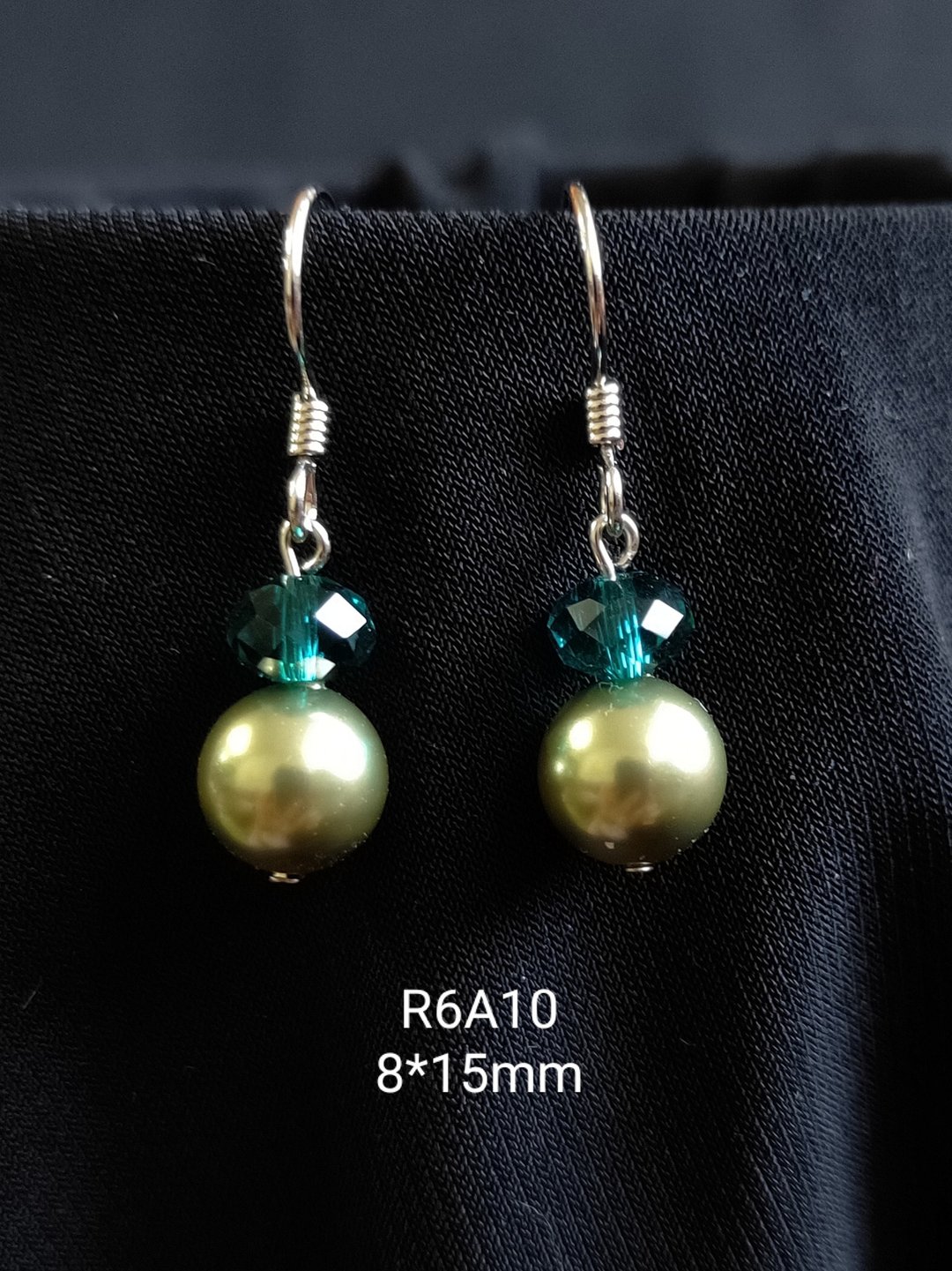 *我是设计*R6A10施华洛世奇水晶.珍珠耳环 - 耳环/耳夹 - 珍珠 