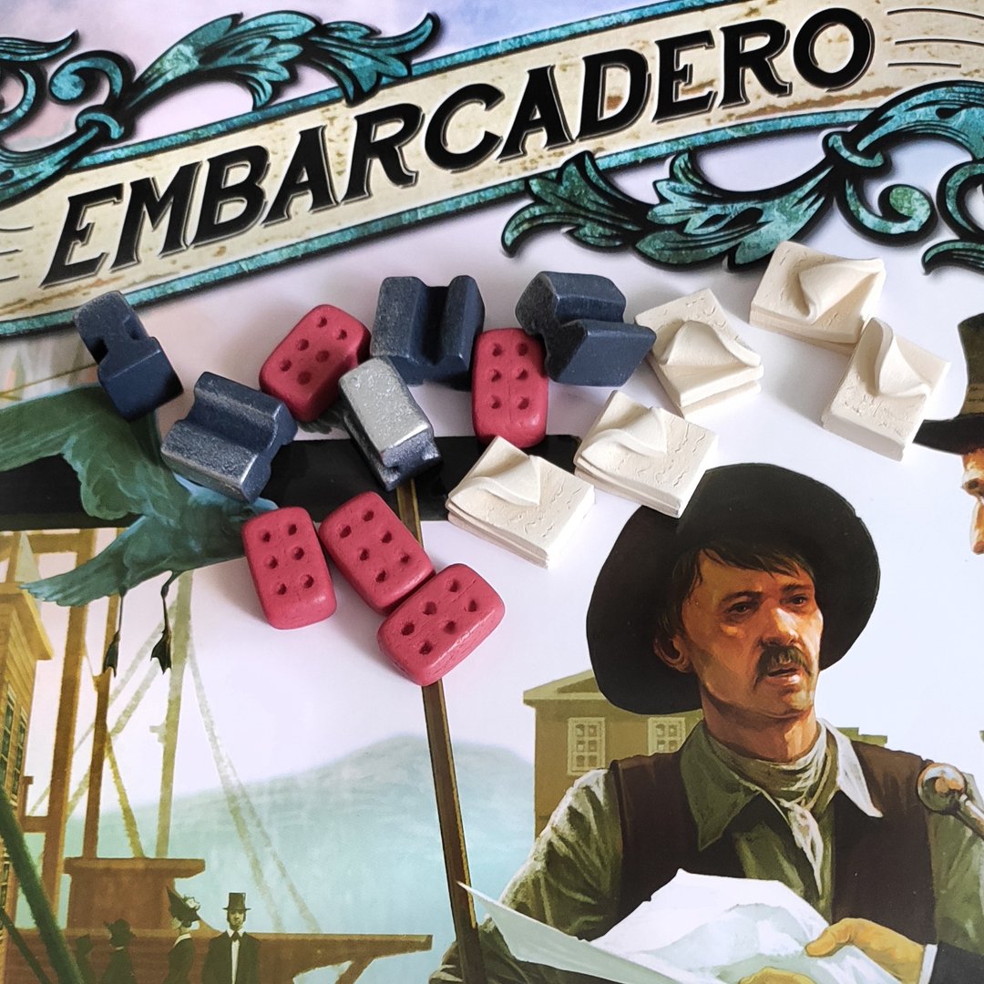 与 Embarcadero 棋盘游戏兼容的豪华资源代币 - 桌游/玩具 - 其他材质 