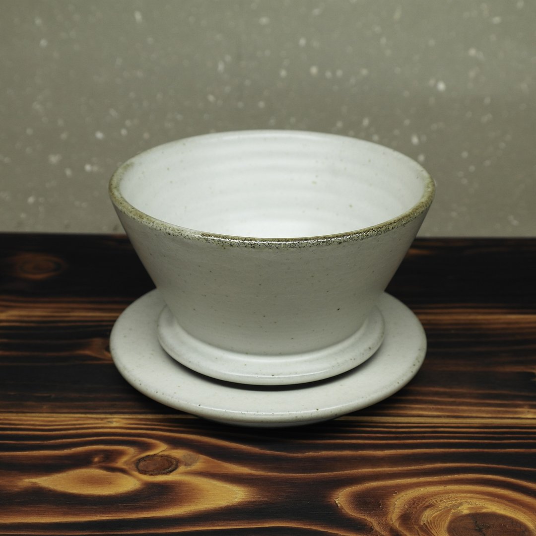 粉青釉 手冲滤杯 手作陶艺 - 咖啡壶/周边 - 陶 透明