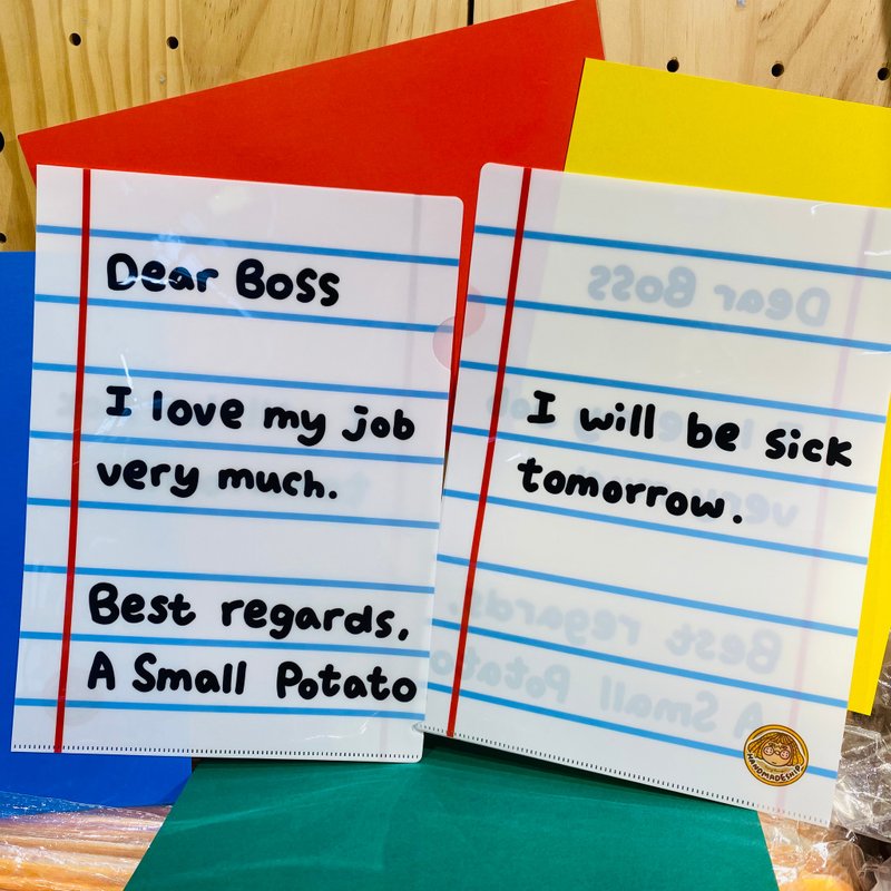 File -  Dear Boss 胶文件夹 - 文件夹/资料夹 - 塑料 