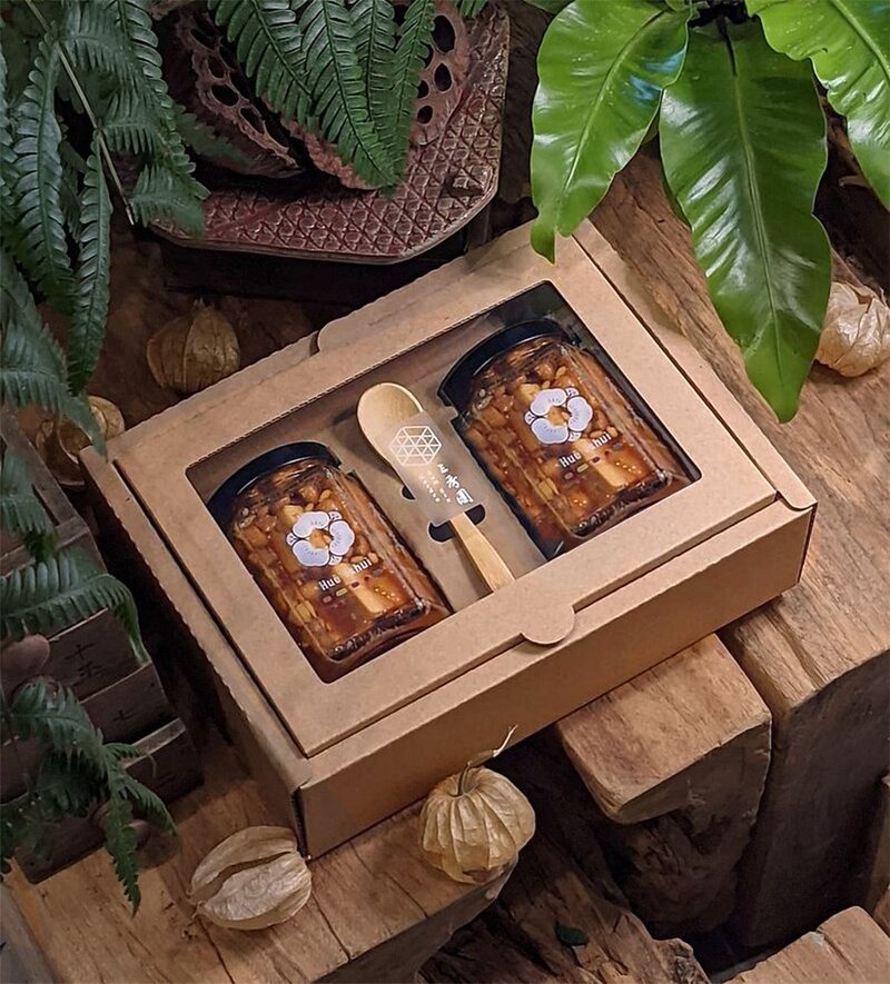 【三秀园荟萃】黄金礼盒－豆腐乳2瓶入 - 酱料/调味料 - 其他材质 金色