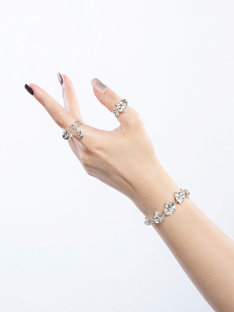 925纯银|兰捷物语手链 SLOb38 - 手链/手环 - 纯银 