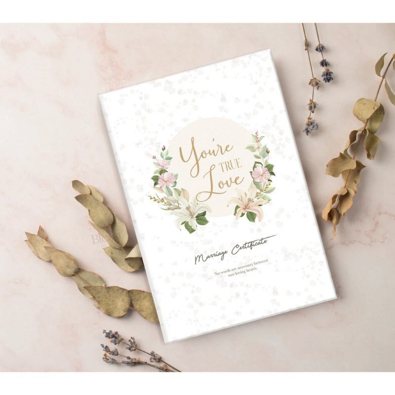 结婚书约夹 白语微风 │公版/定制化 - 婚礼誓言书 - 纸 白色