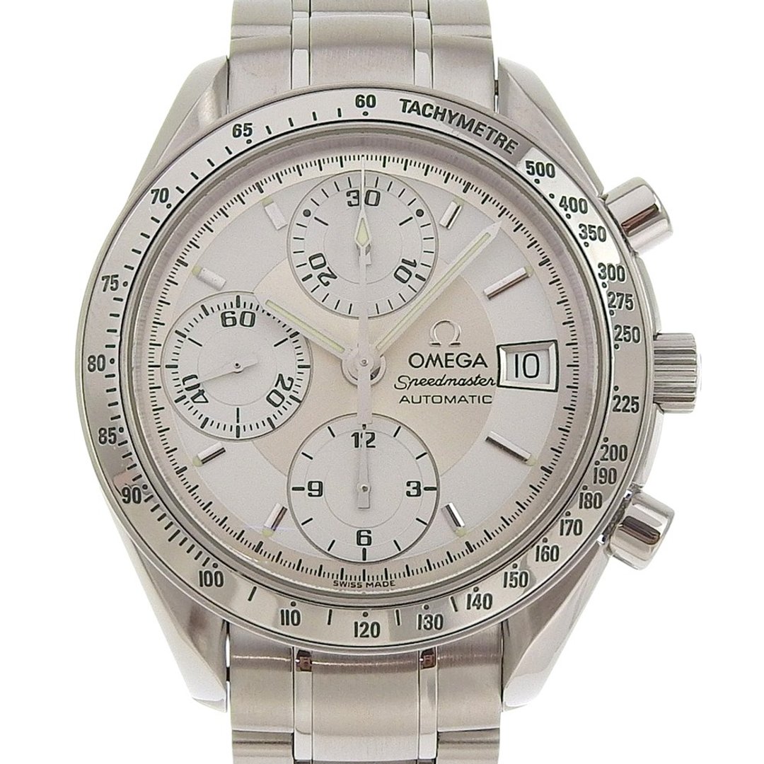 【日本直送】欧米茄 OMEGA Speedmaster 腕表 cal.1152 3513.30 不锈钢 自动上链 计时码表 白面盘 男款【二手】 - 女表 - 不锈钢 银色