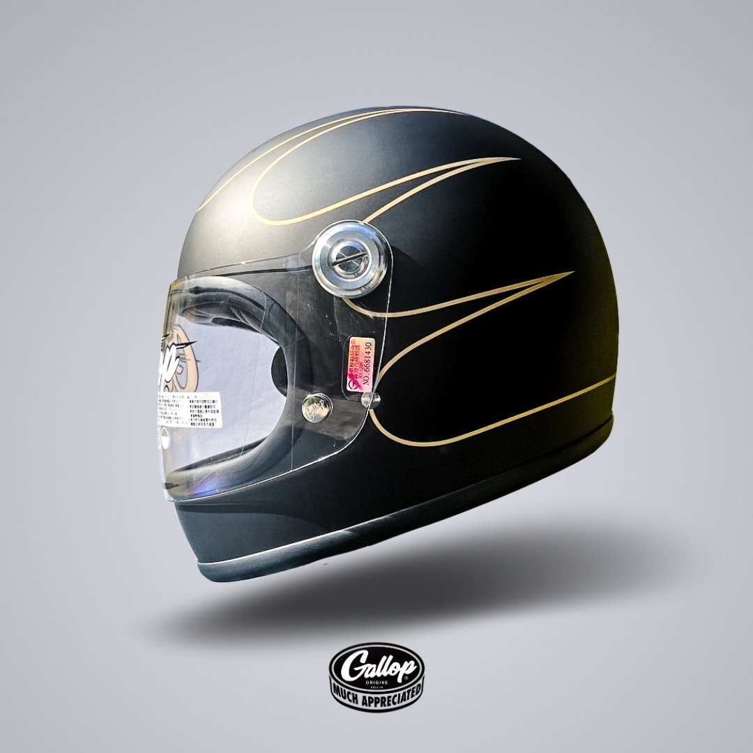GALLOP TRACK SAFETY HELMET 1932 乐高帽 消光黑 - 安全帽 - 其他材质 
