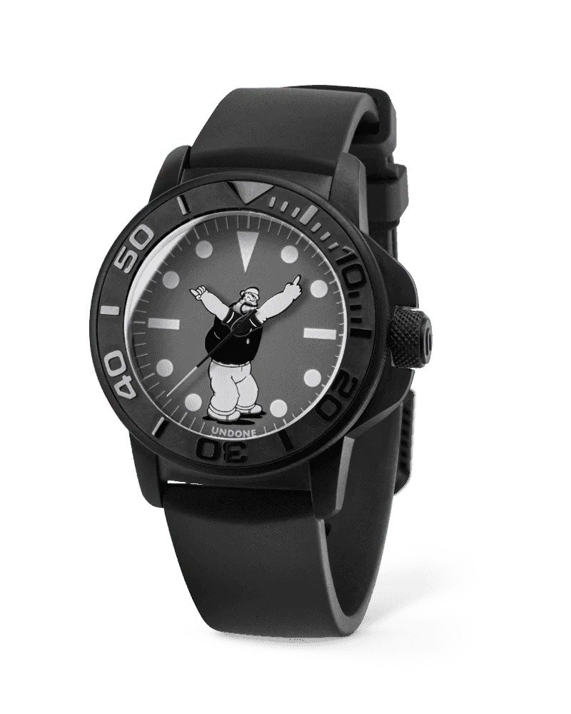 UNDONE BRUTUS MONO 自动腕表 #COL-POP-MONO-BRUTUS - 男表/中性表 - 其他材质 黑色