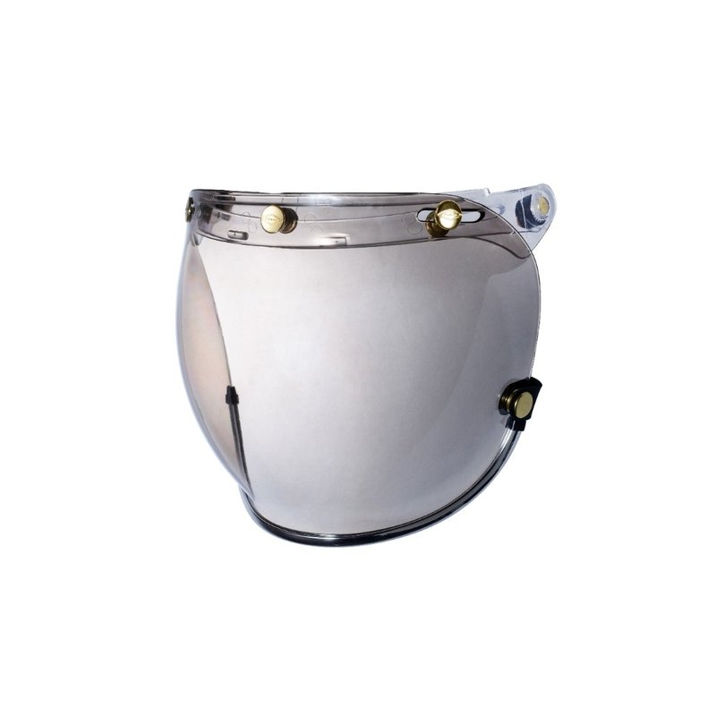 FETURE飞乔-极光银饰边泡泡风镜(泡泡镜)-浅茶轻电镀 - 安全帽 - 塑料 白色