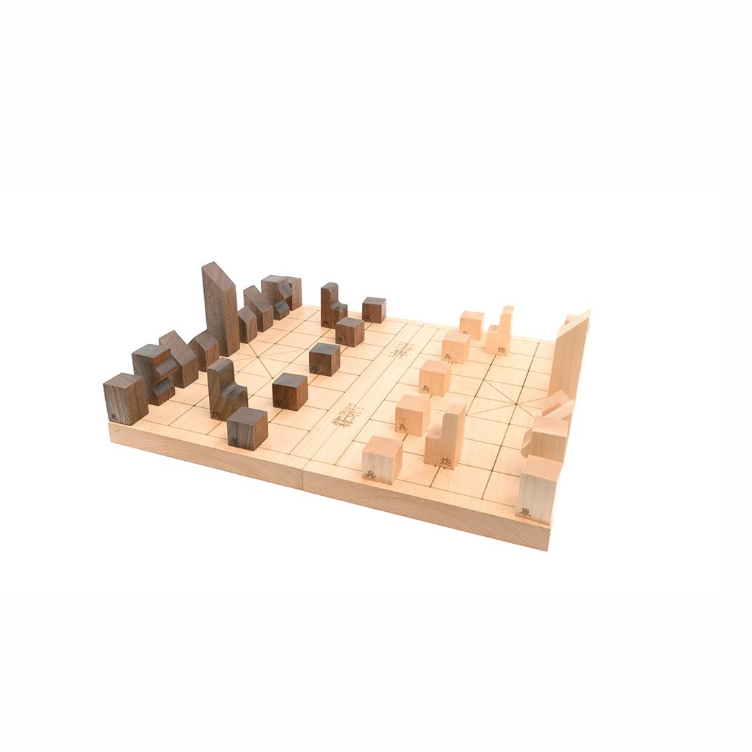 中国象棋 - 玩偶/公仔 - 木头 金色
