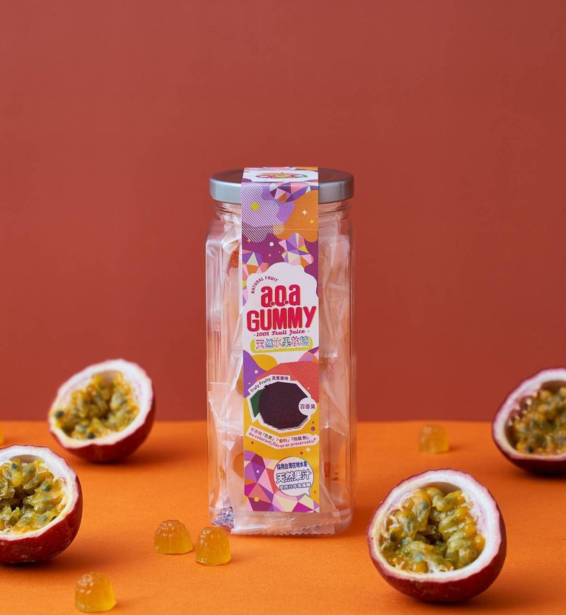 a.o.a天然水果软糖 百香果 海藻糖 低热量 海藻糖 定制 送礼 台湾 - 零食/点心 - 新鲜食材 多色