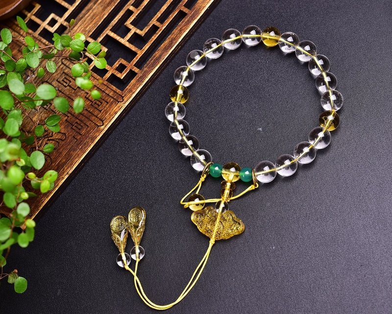 超火爆 电视剧延禧攻略同系列 秦岚同款白水晶十八子手串 - 吊饰 - 水晶 