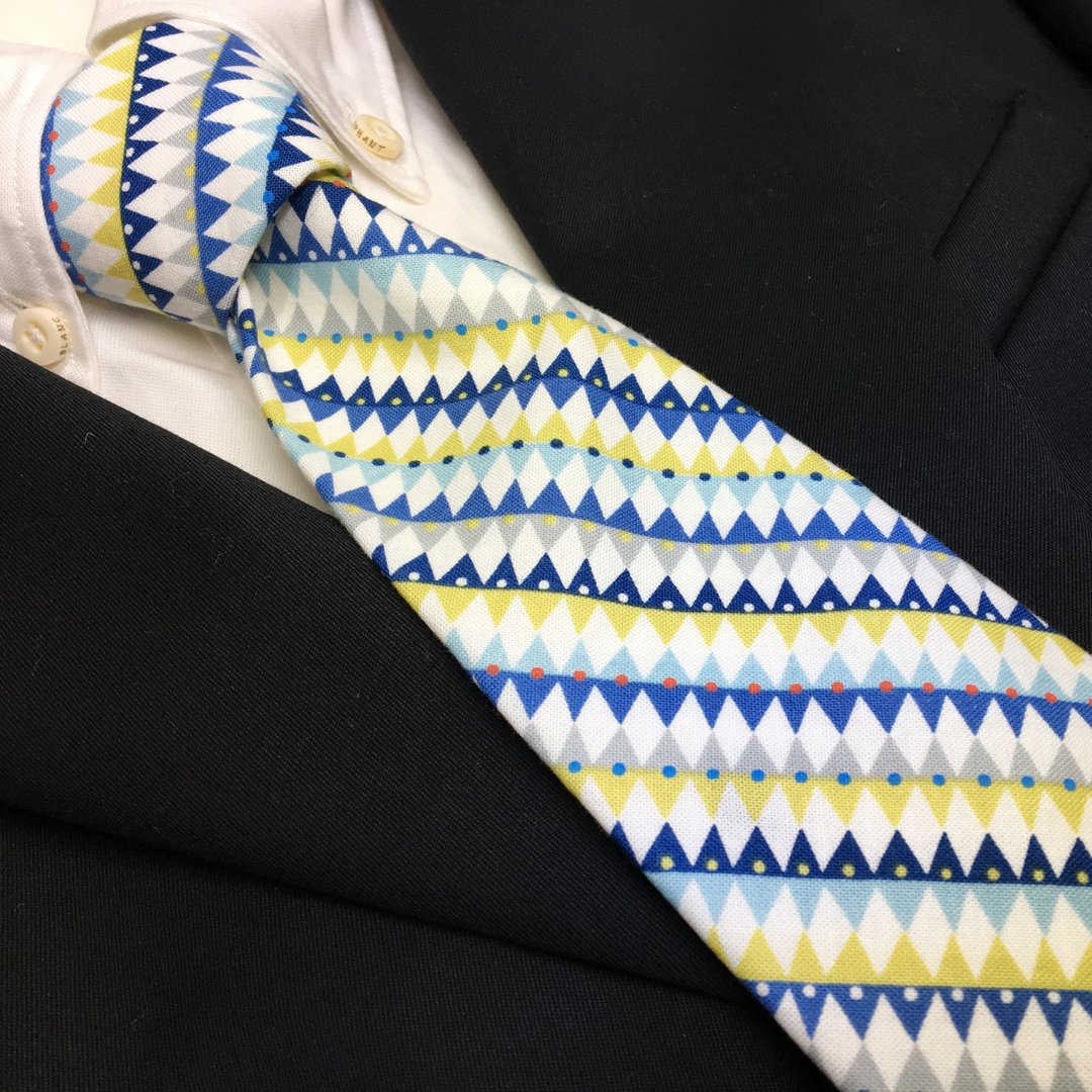 Nordic tie necktie - 领带/领带夹 - 棉 绿色